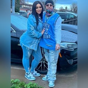 Thrill Denim Distressed Jacket